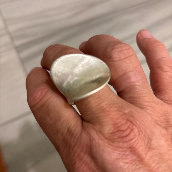 Genuine Silver-pure Silver-real Silver-handmade Silver- Brutalist ...