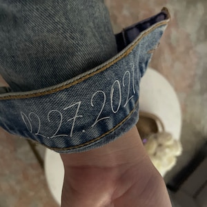 Add Additional Details to Denim Jacket Personalization Jacket Collar