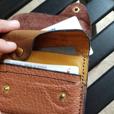 Earth Colors Leather Wallet, Coin Purse, Card Case, Minimalist Wallet ...