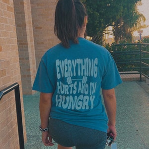 Funny Gym Tank Top: Everything Hurts, Hungry Workout Shirt