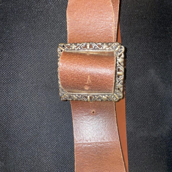 Fantasy Print Thin Leather Belt main image 1