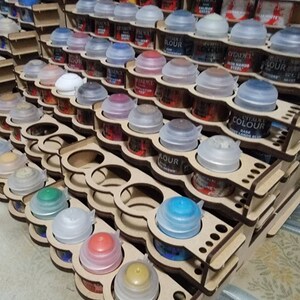 Citadel Paint Station Holds 98 Paint Pots Warhammer Dnd Tabletop, paint  station 
