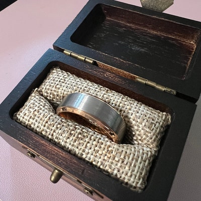 White Gold Mens Wedding Ring Brushed Tungsten Carbide Band - Etsy