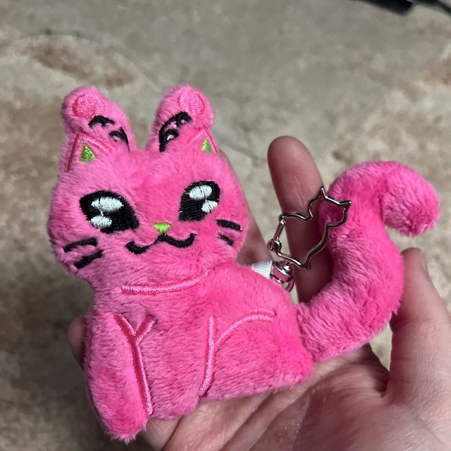 Caterpie Inspired Plush Keychain - Etsy