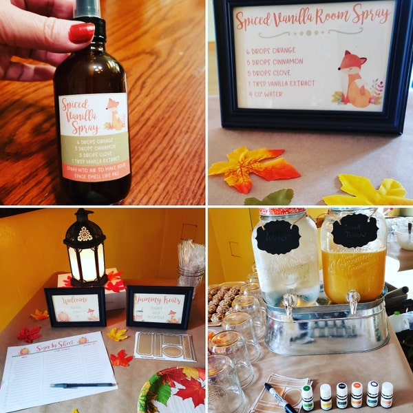 Elderberry Syrup Printable Labels &amp; Recipe Cards - Essential Oil Roller ...