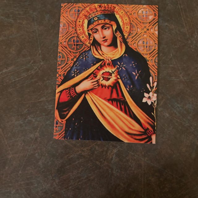 Our Lady of Ollignies (sorrowful Immaculate Heart) - Etsy