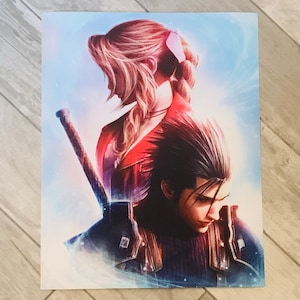 カオル　ファイナルファンタジーVII ポスター　３枚 ザックスとエアリス ファイナルファンタジー VII リメイク