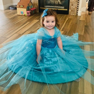 Elsa Dress for Girls, Frozen Elsa Birthday Costume -  Sweden