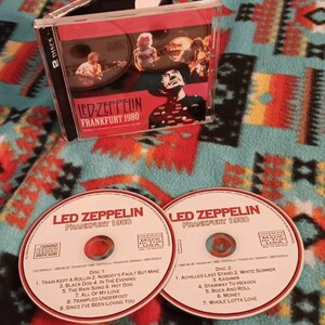 Led Zeppelin Live 2 CD Set Festhalle in Frankfurt Germany 1980