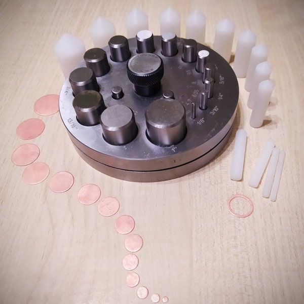 High Quality Premium Disc Cutter With 14 Punches 1/8th Thru 1 Inch SALE ...