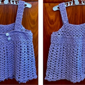 Crochet Pattern Girls and Baby Dress Newborn to 9 Years - Etsy
