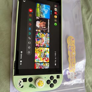 星空の森パンダグリーンケース（Nintendo Switch 2用）、ドック対応の