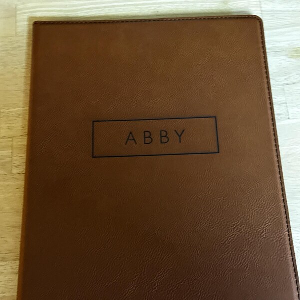 Logo Branded Leather Notebook Corporate Business Workbook Custom ...