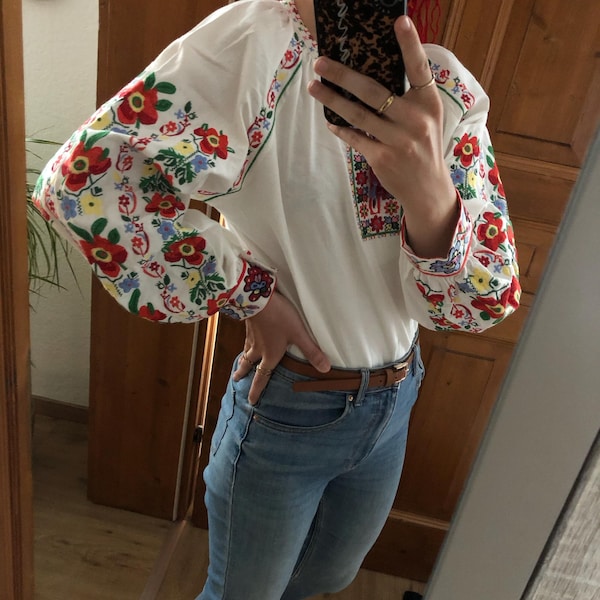 Boho Black O-Neck Button Patchwork Winter Jackets Long sleeve