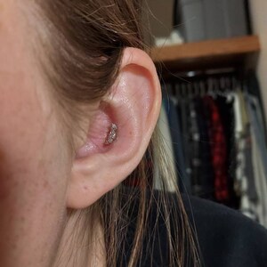 CZ Bar Ear Cuff Ear Climber Bar Cartilage Cuff Ear Cuff Etsy