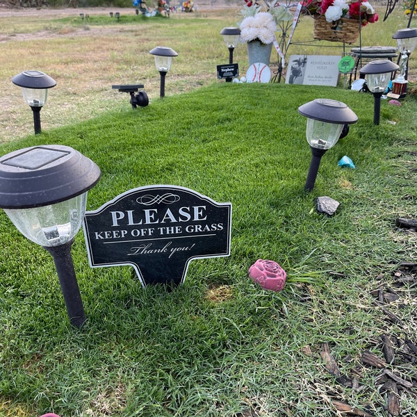 Please Keep off the Grass Aluminum Yard Sign 10x14 (available in ...