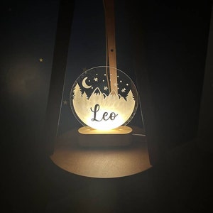 Personalized 3D Illusion LED Lamp Infinity Heart Valentines - Etsy