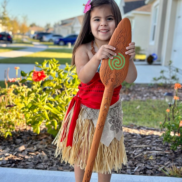 Traje moana niña hot sale