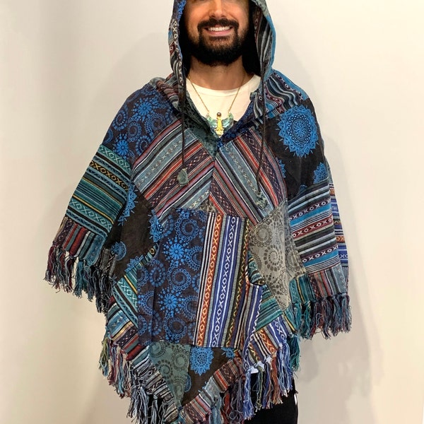 MUSHROOM PATCH PONCHO - COOL
