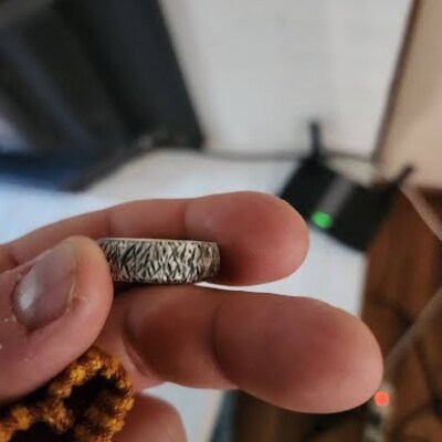 Scorpione Zodiac Anello Uomo Massiccio Anello Argento Sterling - 11