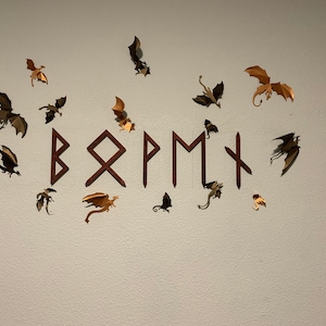 Game of Thrones Gift 3D Dragon Wall Art: Dragon Wall Decals, Fantasy ...