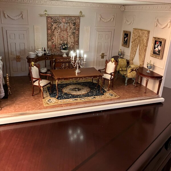 Monet Water Lilies Bridge Miniature Dollhouse Art Picture 8552 - Etsy