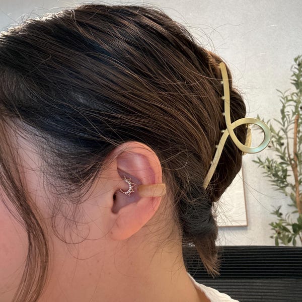 Supernova Ear Cuff - Bold Statement Ear Cuff, Aesthetic Earcuff for ...