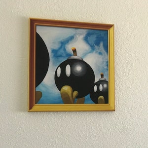 ボムボンバトルフィールド キャンバスプリント（スーパーマリオ64