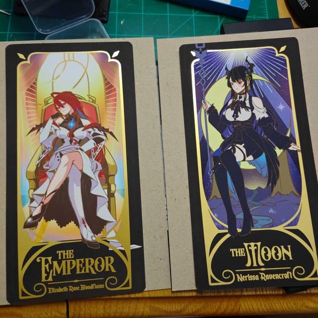 Hololive En Advent Tarot Inspired Foil Art Print - Etsy