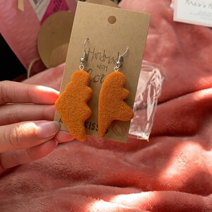 dino nugget earrings