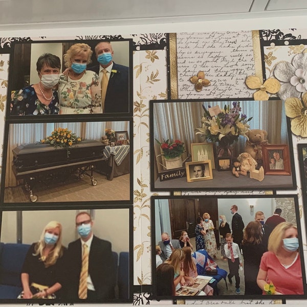 THE WEDDING - Nine - 2 Premade Scrapbook Pages - EZ Layout 665 - Etsy