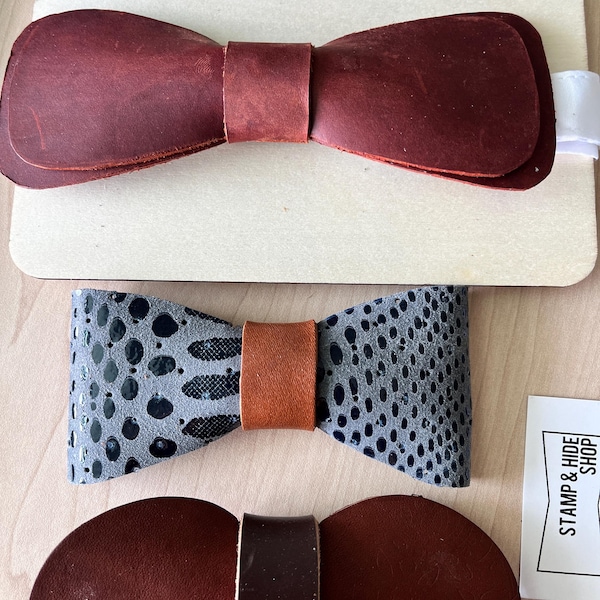 dad and son matching bow ties
