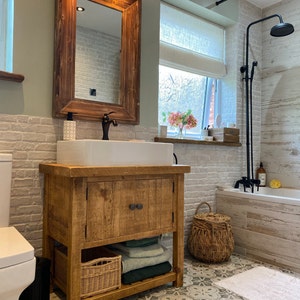 Maison Exclusive Estante de baño madera maciza de pino 63x26x171 cm