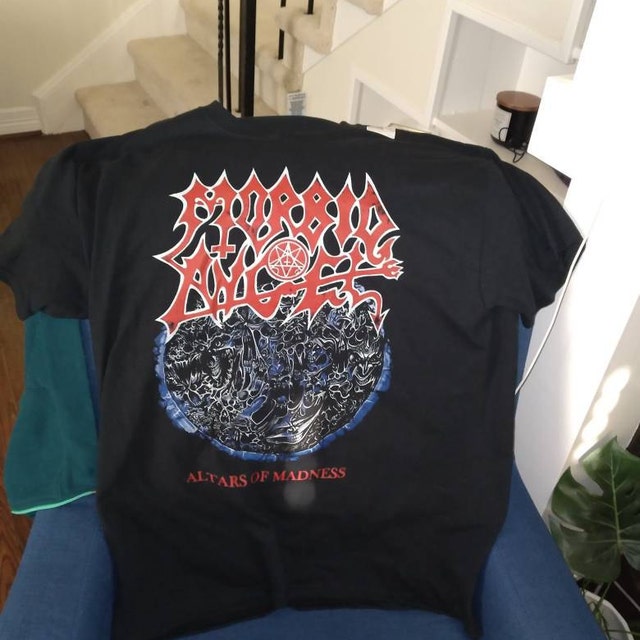 Morbid Angel T Shirt Vintage Metal Music Black Shirt - Etsy