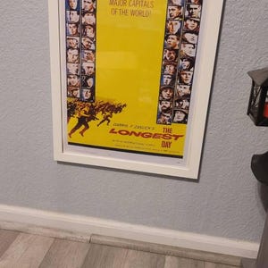 史上最大の作戦 (1962) ジョン・ウェイン映画ポスター復刻版 約18x12