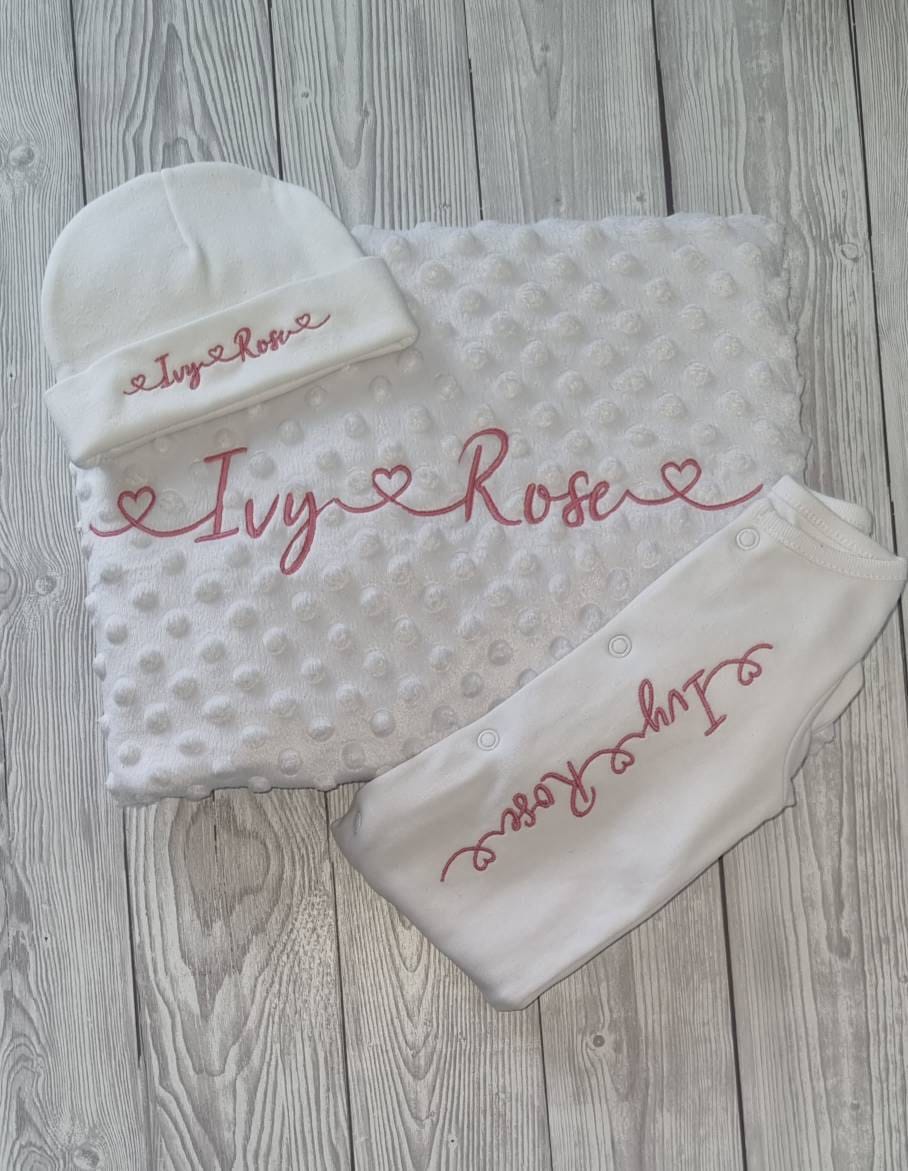 Customer photo for Amelia - Embroidery font