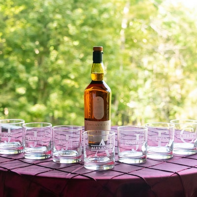 Groomsman 11oz Whiskey Glass, Engraved Old Fashion, Groomsmen Gift Idea ...