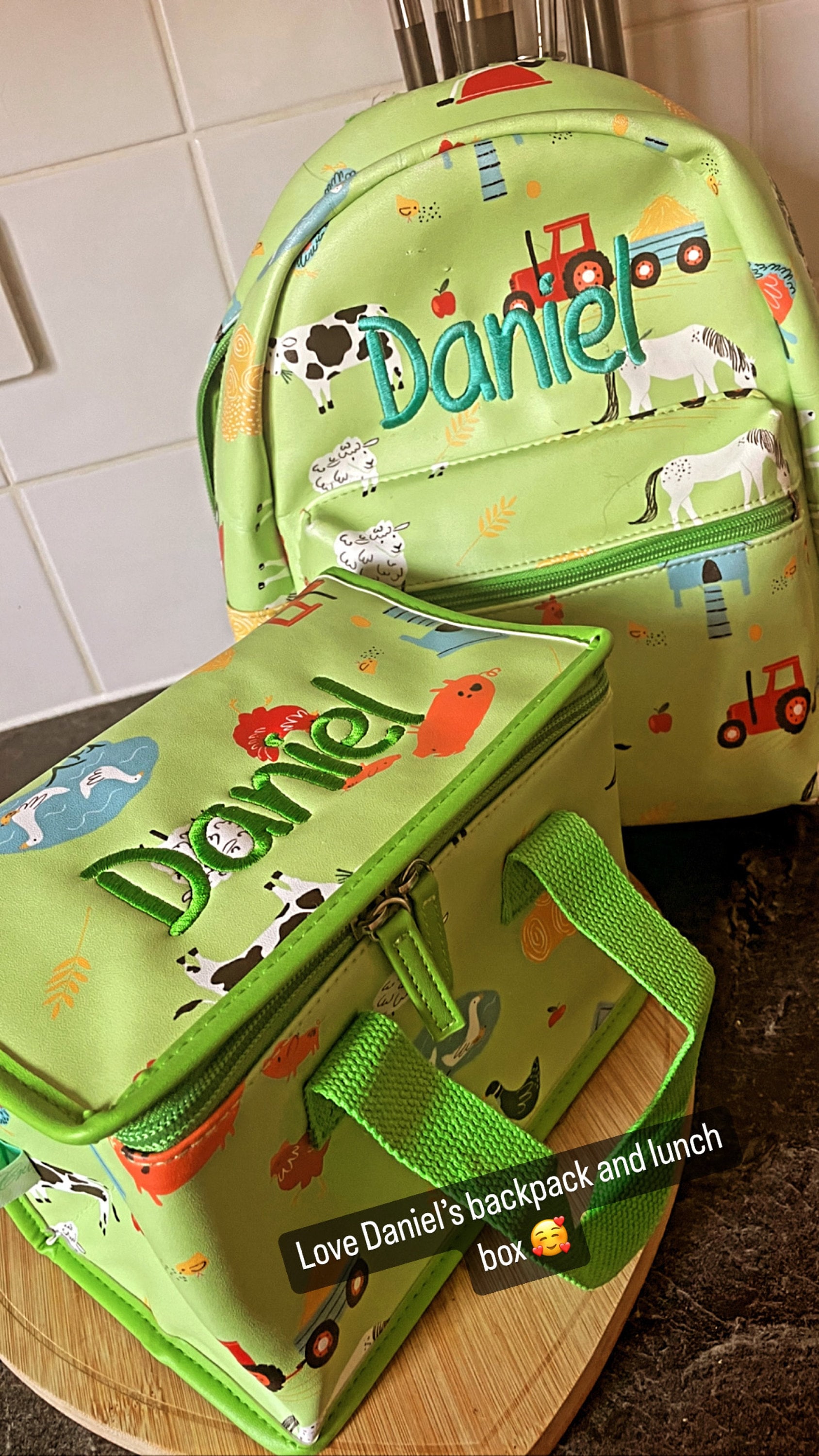 Personalised Embroidered Kids Lunch Box | Bag Back to School | Nursery Assorted Unicorn | Dinosaur | Girls & Boys Lunch Bags  Personalized