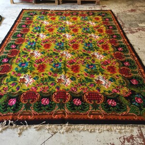 Vintage Romanian Rug – Casa De Folklore