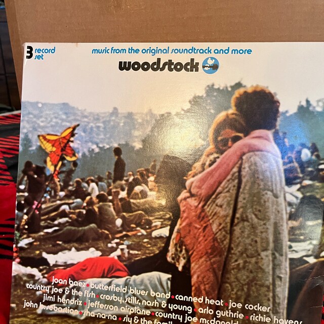 Vintage 1970 Woodstock 3 Record Set Album Vinyl LP Record Original