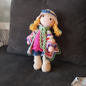 Crochet Pattern for Doll DAWN Pdf deutsch English - Etsy UK