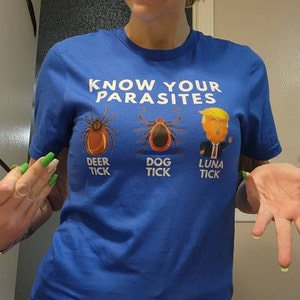 Know Your Parasites Shirt, Anti Trump Shirt, Election Day Shirt, Funny Trump Shirt, Sarcastic Trump Shirt, Anti Trump Tee, Trump Shirt, Gift
