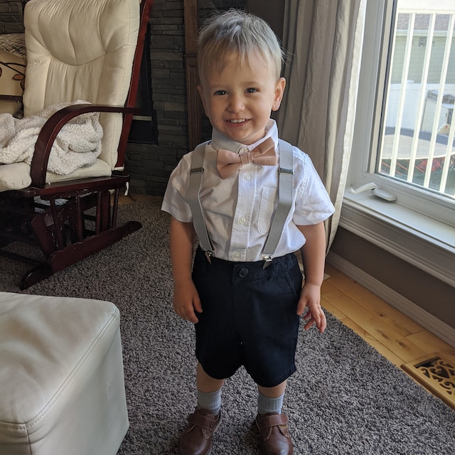 Little boys bow ties suspenders and ties by TheLittlestGentleman