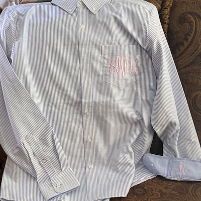 Monogrammed, Oversized, Bridal Party Shirt Personalized Oxford Shirt ...