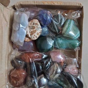 Green Banded Agate Tumbled Stone, Gift for Crystal Lovers, Natural
