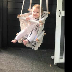NO STAND AVAILABLE Macrame Baby Swing swing Only Stand is Not