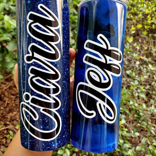 Blue 20 Oz Skinny Tumbler Wrap Template Seamless Pattern Men Tumbler ...