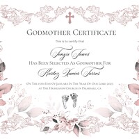 Gothic Wedding Editable Certificate Template Printable - Etsy