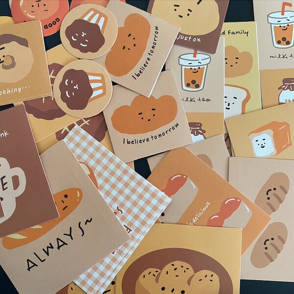 40 Sheets Papermore Series Stickers,paper Crafts,bullet Jouraling ...