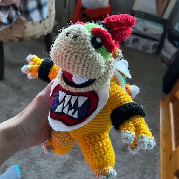 Bowser Jr Crochet Pattern ~ Amigurumi PDF ~ ENGLISH Instructions Only ...